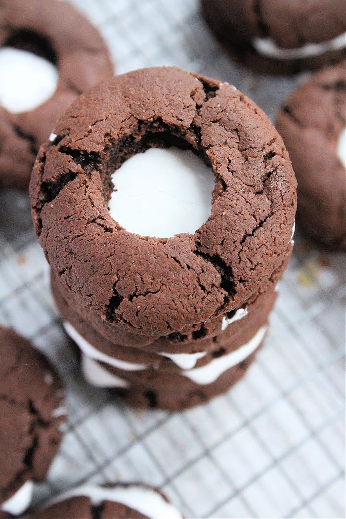Chocolate Marshmallow Cutout Cookies- Big Green House