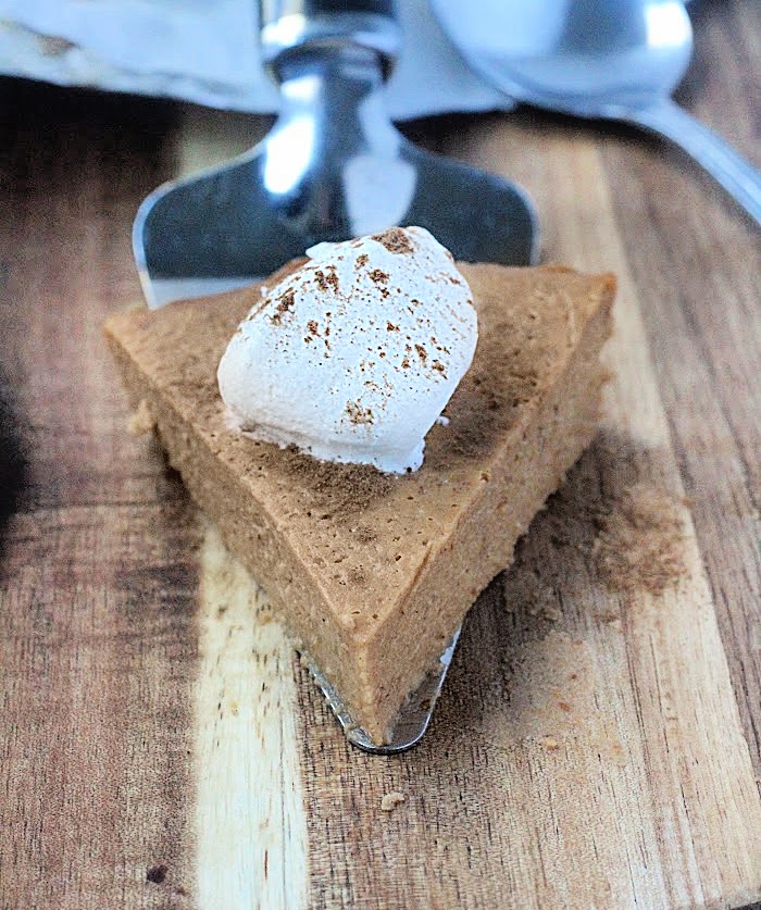 Slow Cooker Crustless Pumpkin Pie- Big Green House