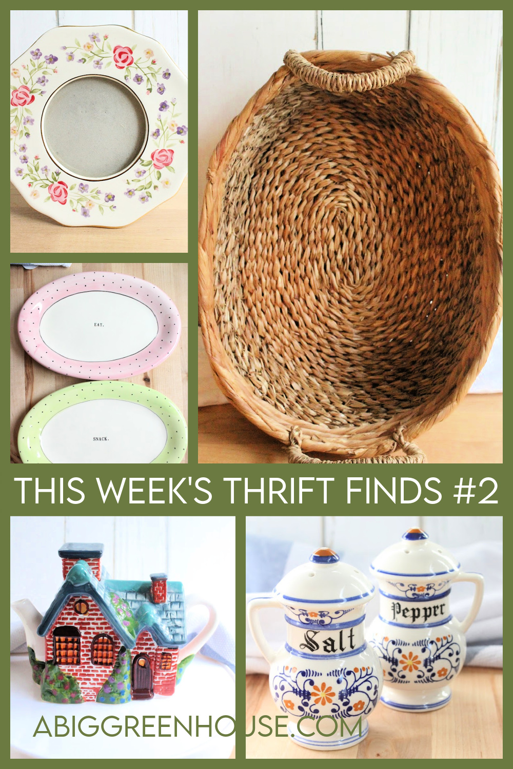 This Week's Thrift Finds #2- Big Green House